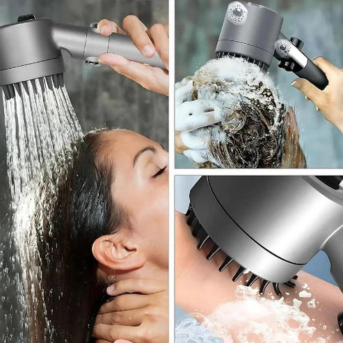 DUCHA PURIFICADORA DE ALTA PRESIÓN: Limpia, purifica y masajea tu pelo