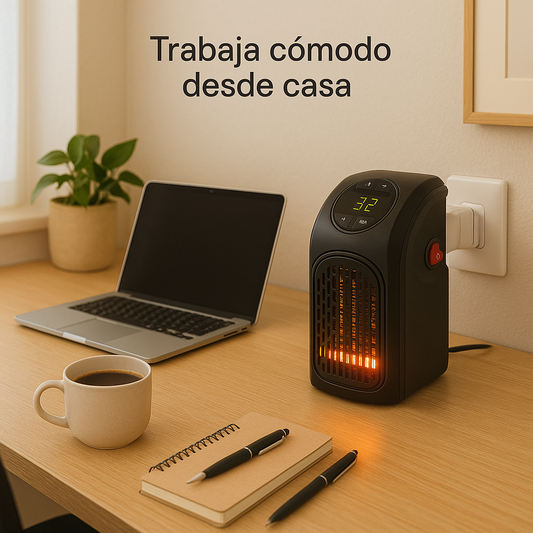 CALEFACTOR PORTÁTIL: Calor instantáneo donde lo necesites